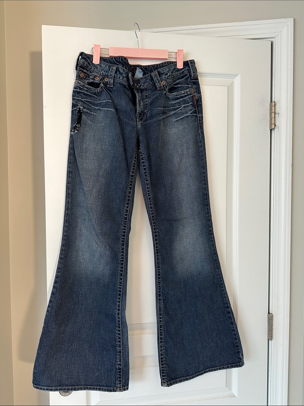 Silver Jeans Premium Dark Blue Flare Jeans Size 32